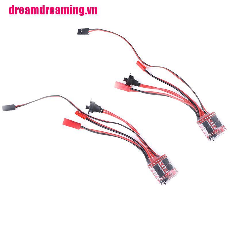 Bộ Điều Khiển Tốc Độ Động Cơ Chổi Than 20a Esc 30a Esc 2Kz Cho Xe Hơi Điều Khiển Từ Xa