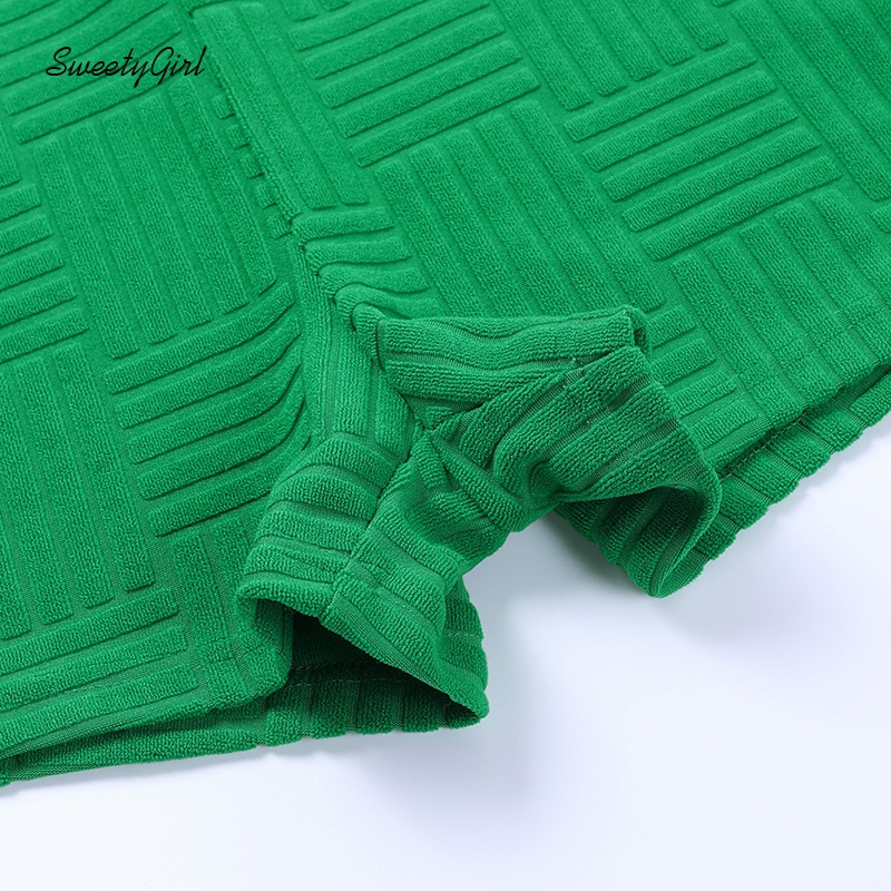 Bộ Áo Liền Quần Ngắn Tay Cổ Chữ V Màu Trơn Thời Trang 2022 Cho Nữ