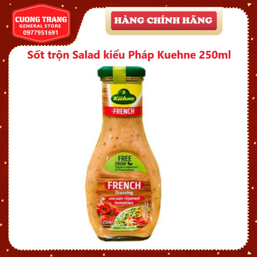 Sốt trộn Salad kiểu Pháp Kuehne 250ml