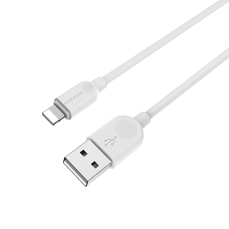 Cáp sạc Lightning cho tất cả các điện thoại iphone và ipad Borofone BX14 dài 1m, 2m, 3m