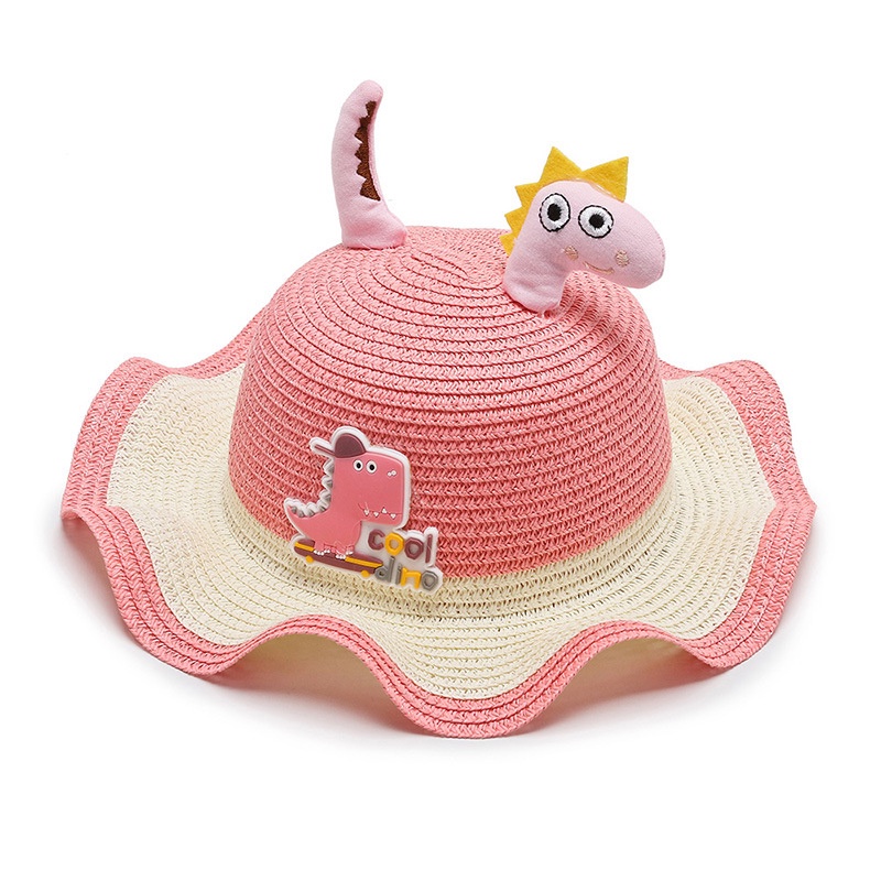 Nón Tai Bèo Hình Khủng Long Dễ Thương Cho Bé Từ 2-7 Tuổi