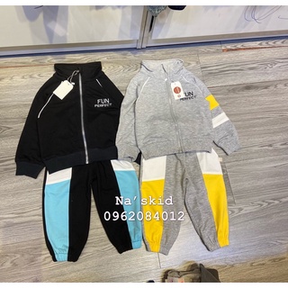 Bộ nỉ da cá siêu đẹp cho bé trai