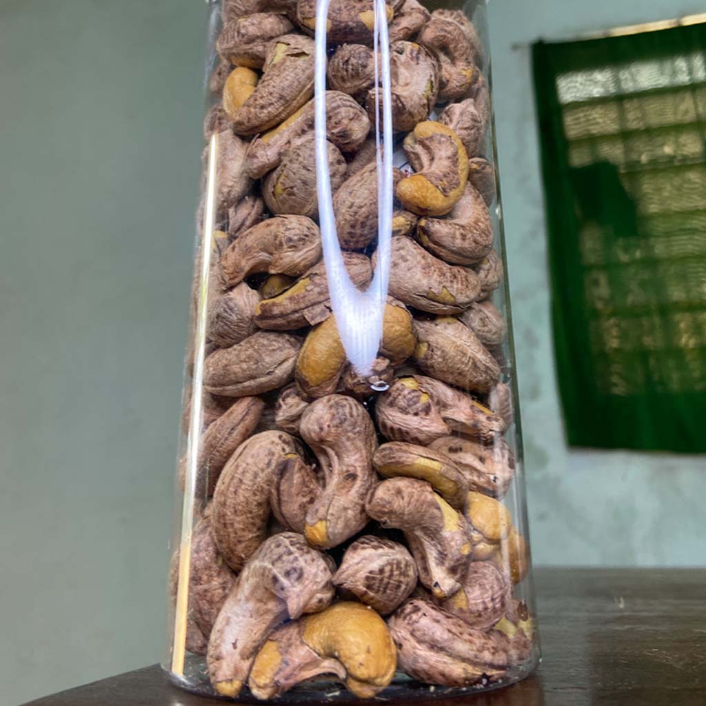 Hạt Điều rang muối nguyên hạt nhà làm size đại A Cồ 450g