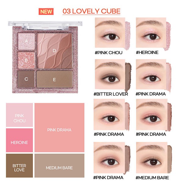 [Colorgram] ★NEW Color★ Multi Cube Palette