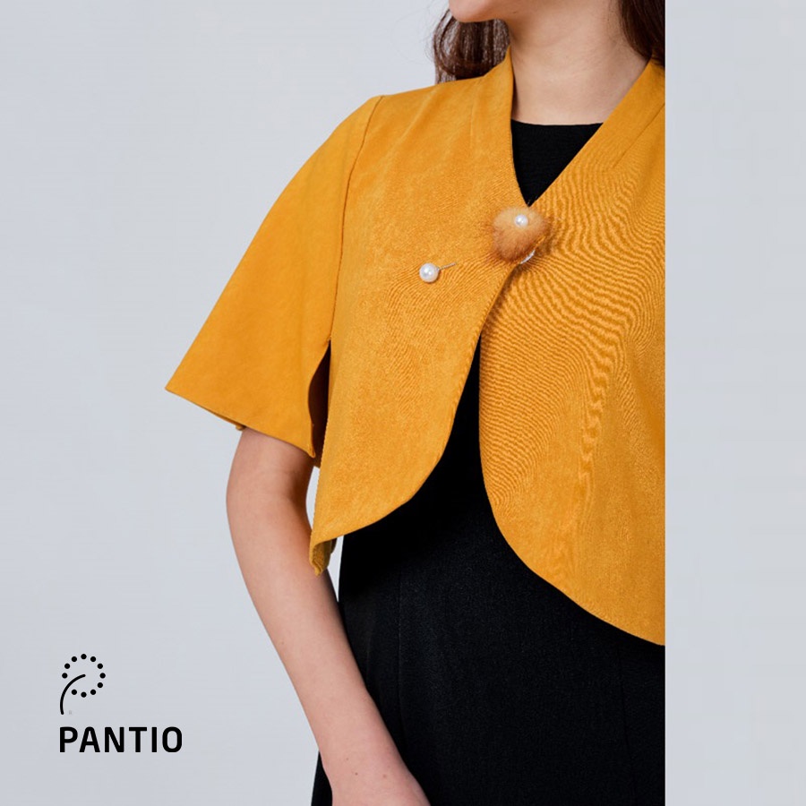 Áo khoác chất nhung ngắn tay thiết kế tối giản FKM9509 - PANTIO