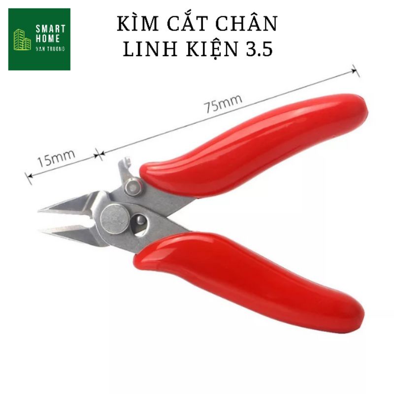 Kìm cắt chân linh kiện 3.5 có chốt hãm