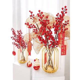 cành đào đông đỏ (5 nhánh)