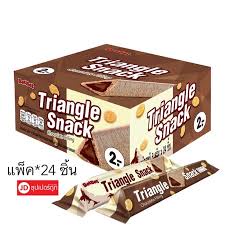 Bánh Xốp Giòn Triangle Snack Thái Lan Hộp 192gr ( 24 Gói )