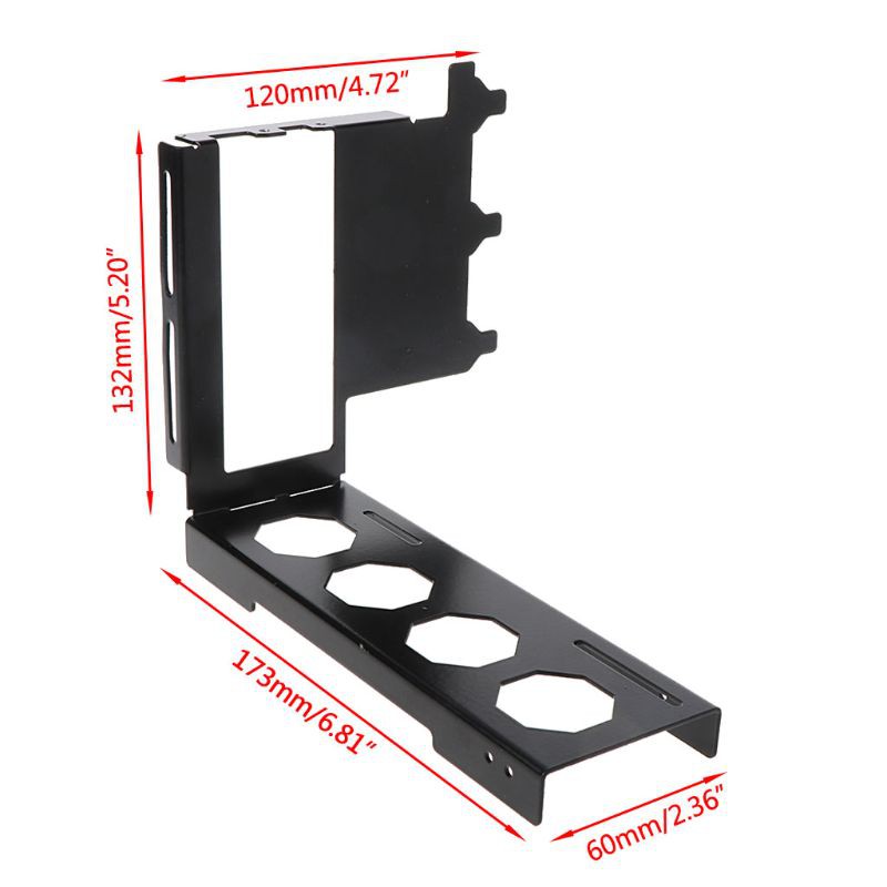 XINP✨Metal Aluminum Graphics VGA Card Holder Graphic Card Side Converted Support Computer Cooling Cooler Radiator Bracket