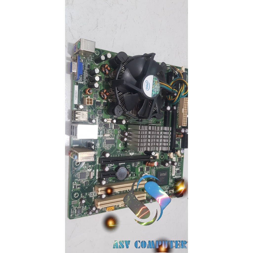 Mainboard bo mạch chủ Intel G31 có fan như hình