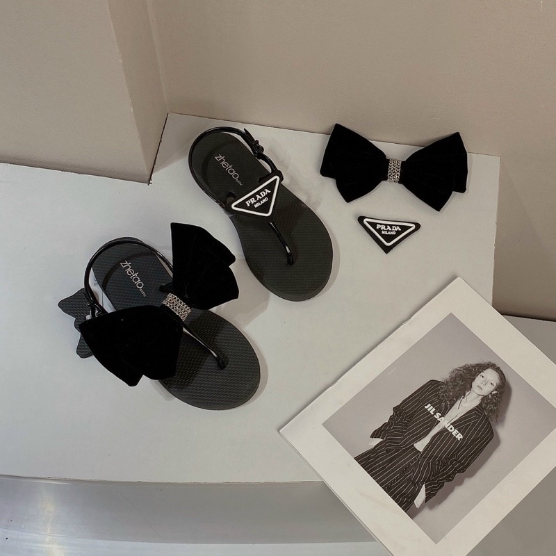 Sandal prada kẹp