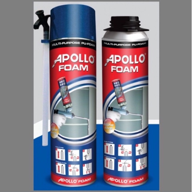 Keo bọt nở Apollo Foam 750ml dùng vòi TGCN