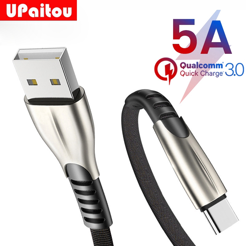 USB type C 5A cho Samsung Huawei Redmi Note 7 Pro Note 8 9 Dây cáp sạc nhanh