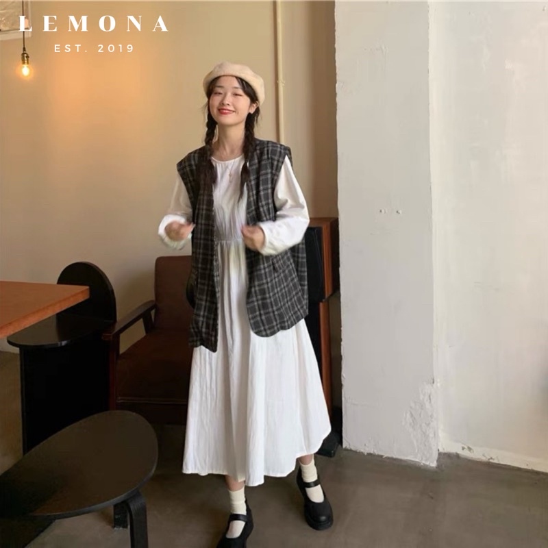 HÀNG CÓ SẴN | VÁY ĐẦM BABYDOLL DÁNG DÀI ULZZANG