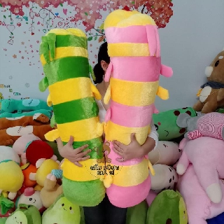 GỐI ÔM HÌNH SÂU BÔNG SIZE LỚN (0.8 MÉT) GỐI ÔM SÂU BÔNG