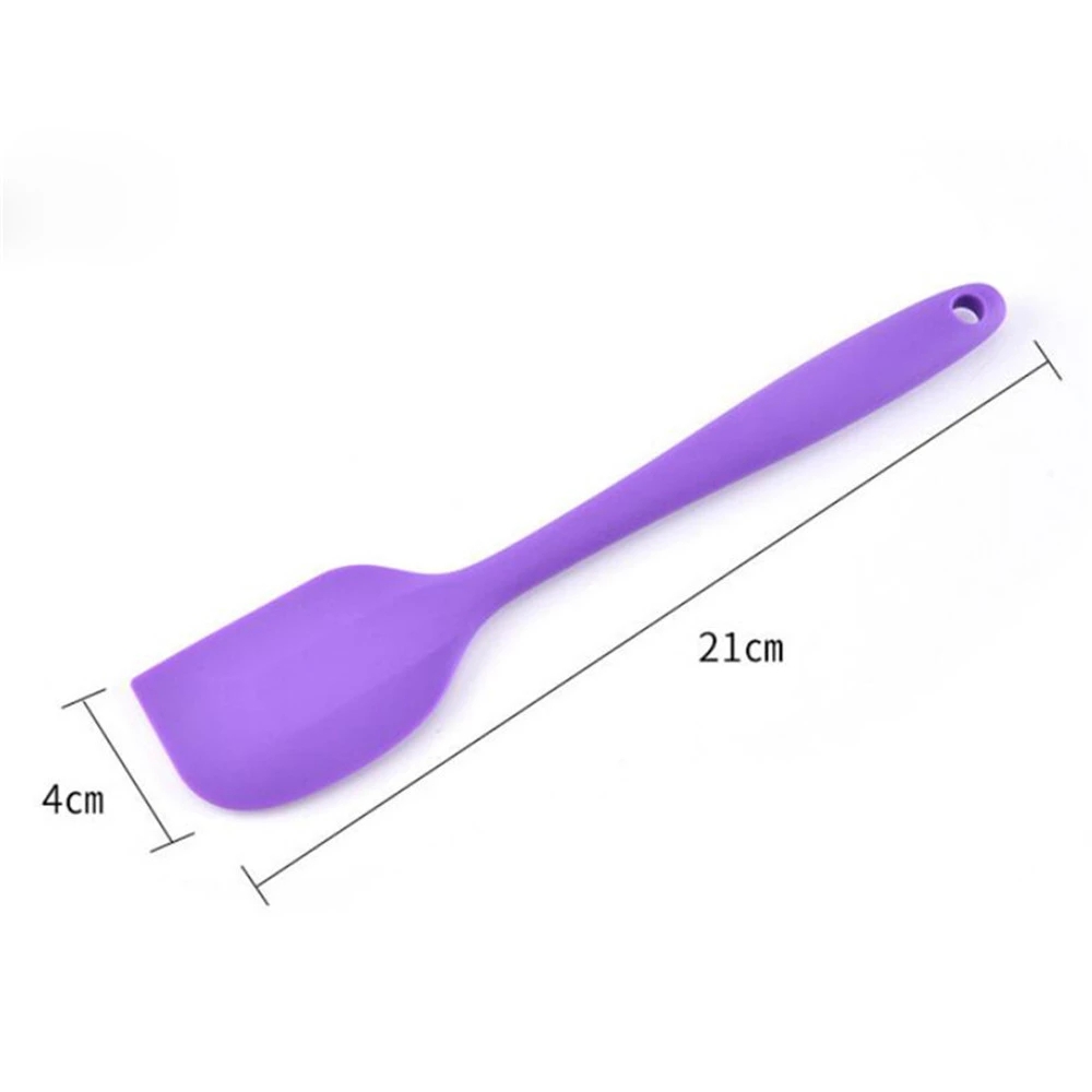 Thìa Trộn Kem / Bơ Bằng Silicone Cấp Thực Phẩm Không Dính Nhiều Màu