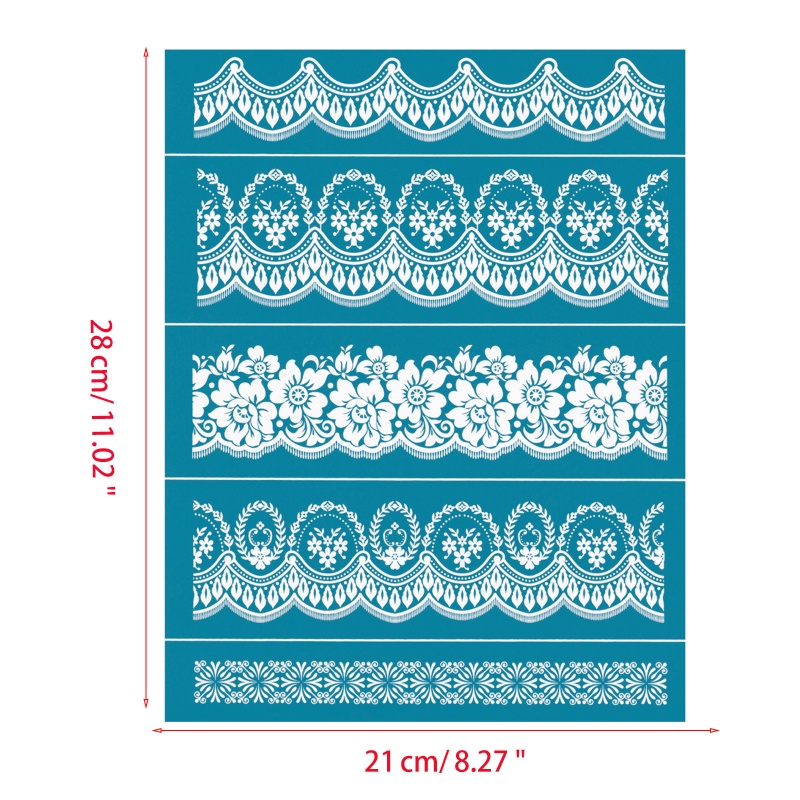 Tấm Lưới In Hoa Tự Dính Dùng Trang Trí DIY