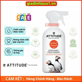 Xịt Tẩy Quần Áo ATTITUDE Dành Cho Bé Và Cho Da Nhạy Cảm Hương Chanh Thơm Mát