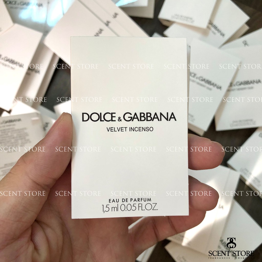 Scentstorevn - Vial chính hãng nước hoa D&amp;G Velvet Incenso, Velvet Desert Oud [1.5ml]