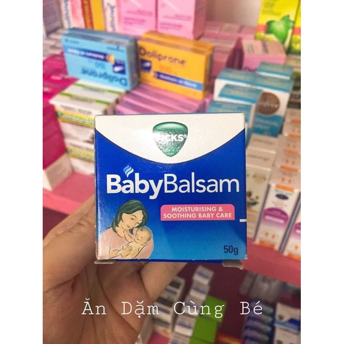 Dầu bôi giữ ấm ngực cổ chân cho bé VICK BABY BALSAM chống cảm lạnh giảm ho ngạt mũi 1748