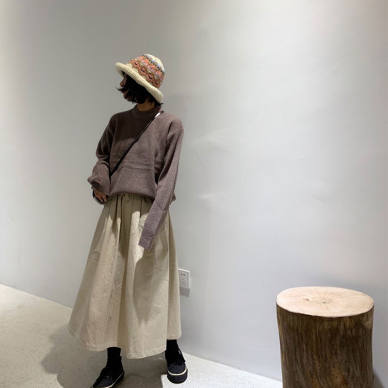 Nón Vành Len Họa Tiết Hoa Vintage Cho Nữ