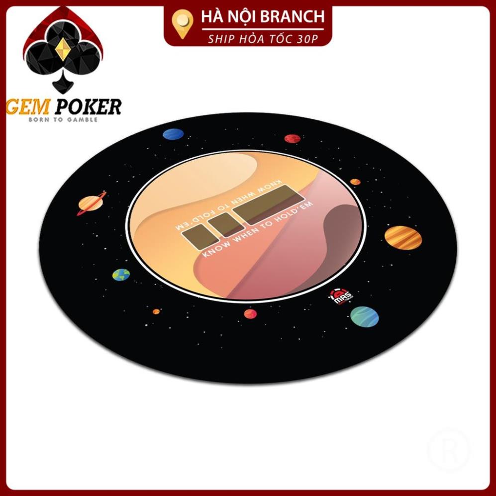THẢM POKER TEXAS TRÒN GEM GALAXY