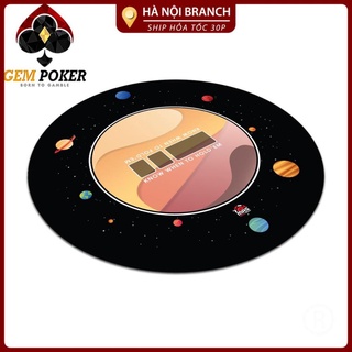 Thảm poker texas tròn gem galaxy