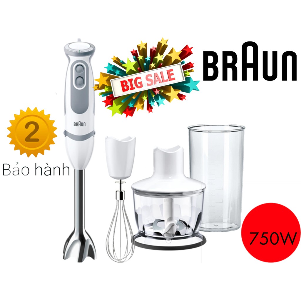 Máy xay cầm tay đa năng Braun MQ5035 | MQ5235