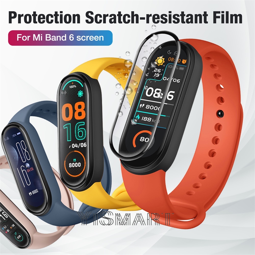 Miếng dán bảo vệ màn hình cong 3D cho Xiaomi Mi Band 6 Nfc Miband 5