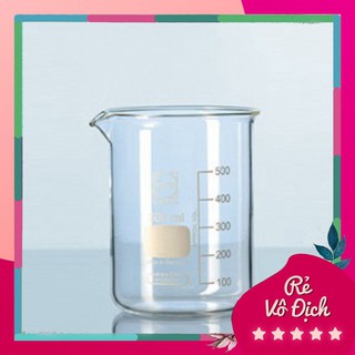 Cốc thủy tinh chịu nhiệt có mỏ 500ml