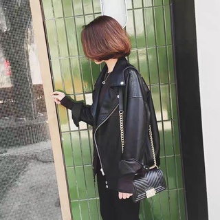 🌈 ÁO DA DÁNG DÀI BOMBER - CỔ VEST❌