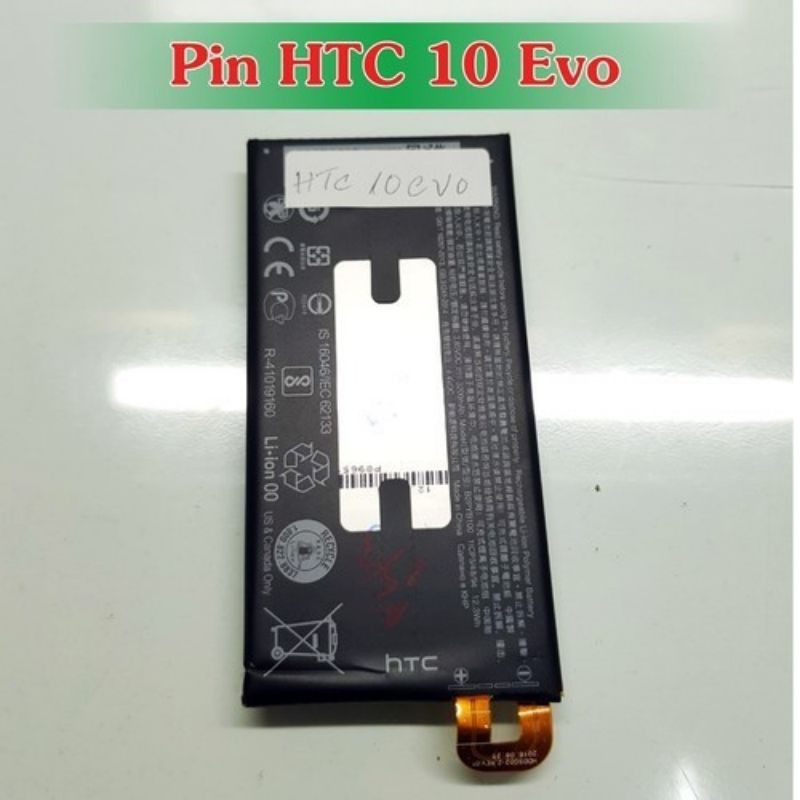 Pin HTC 10 Evo dung lượng 3200mAh Zin máy bảo hành 6 tháng.