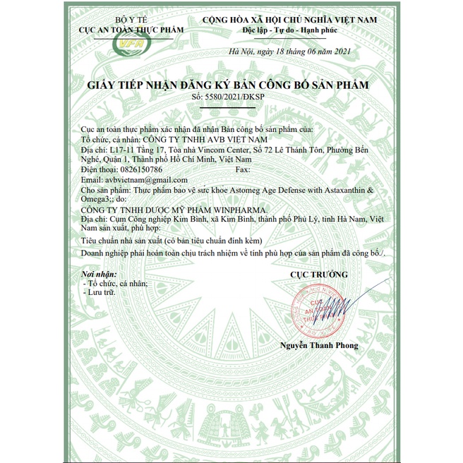 Astomeg Age Defense with Astaxanthin &  Omega3 - Hộp 60 viên chống lão hóa Astomeg AVB