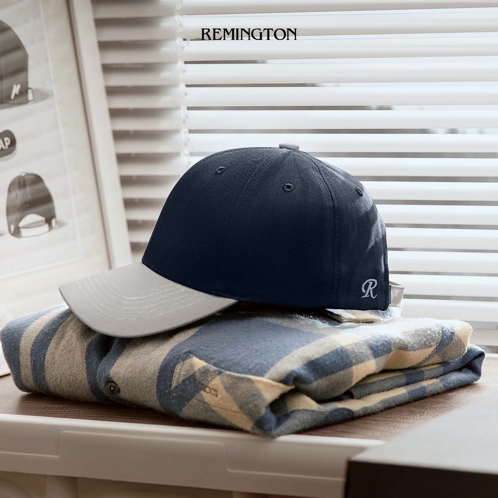 Mũ lưỡi trai nam nữ ballcap mixed vải kaki coton 100% thương hiệu Remington