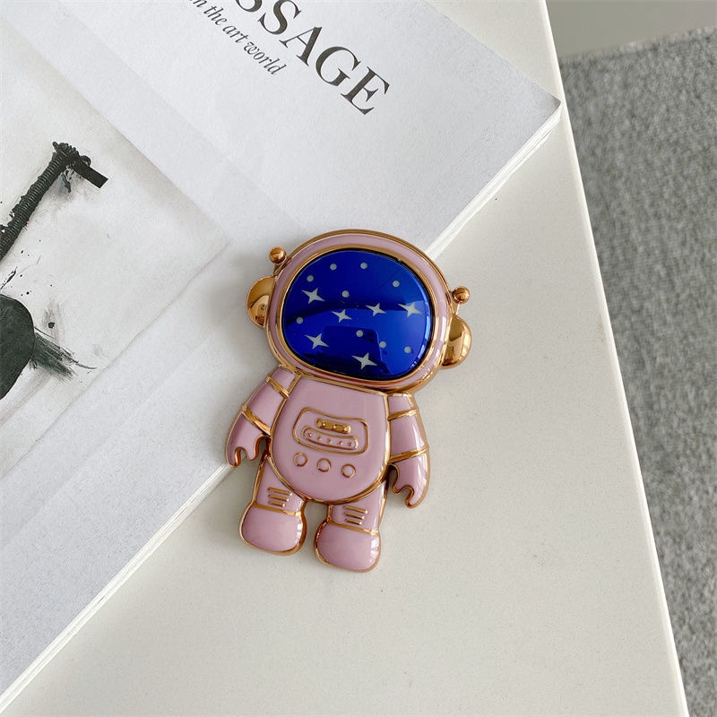 Giá Đỡ Điện Thoại Hình Phi Hành Gia Hoạt Hình Sang Trọng Có Thể Gấp Gọn Tiện Lợi