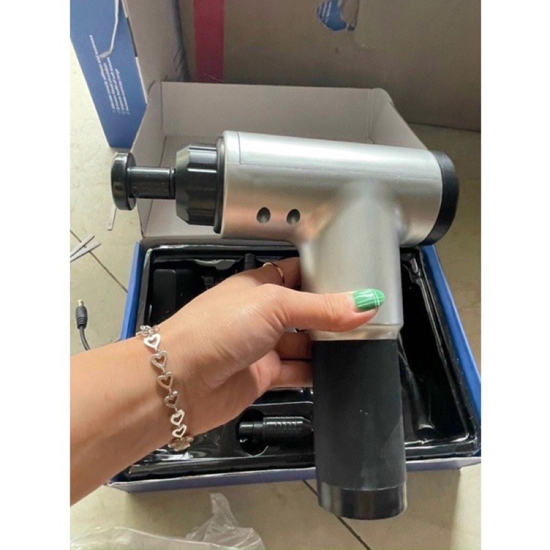 Máy massage cầm tay đấm lưng 6 chế độ tăng mạnh dần trị đau nhức mỏi toàn thân bảo hành 6 tháng