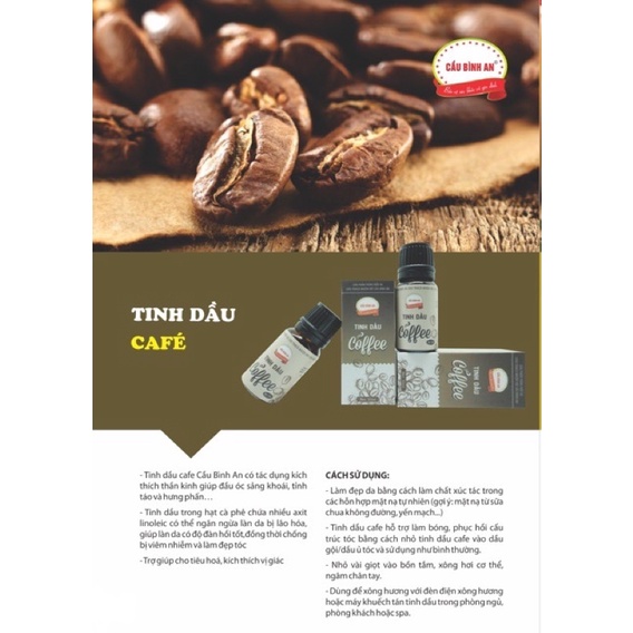 Tinh dầu cafe Cầu Bình An 10ml