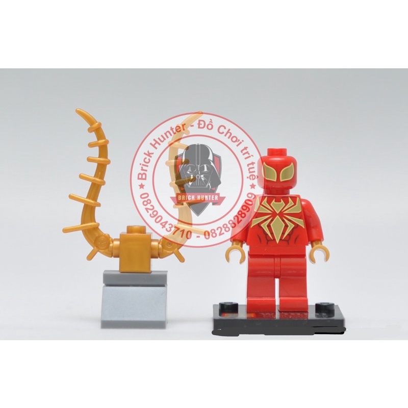Xếp hình Marvel super heroes minifigures Iron spider nhân vật người nhện SY 281