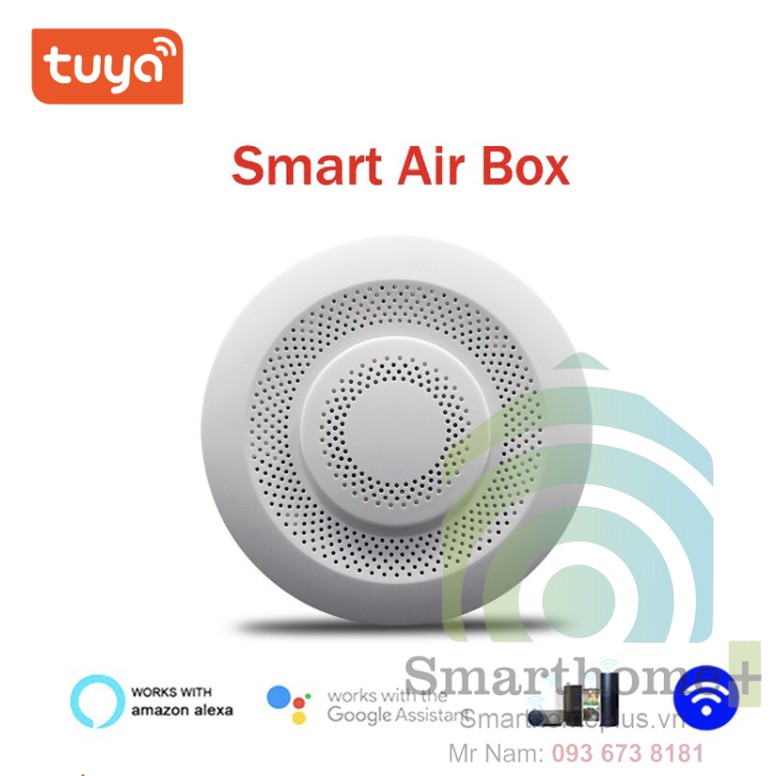Cảm Biến Chất Lượng Không Khí Wifi Tuya SHP-Airbox