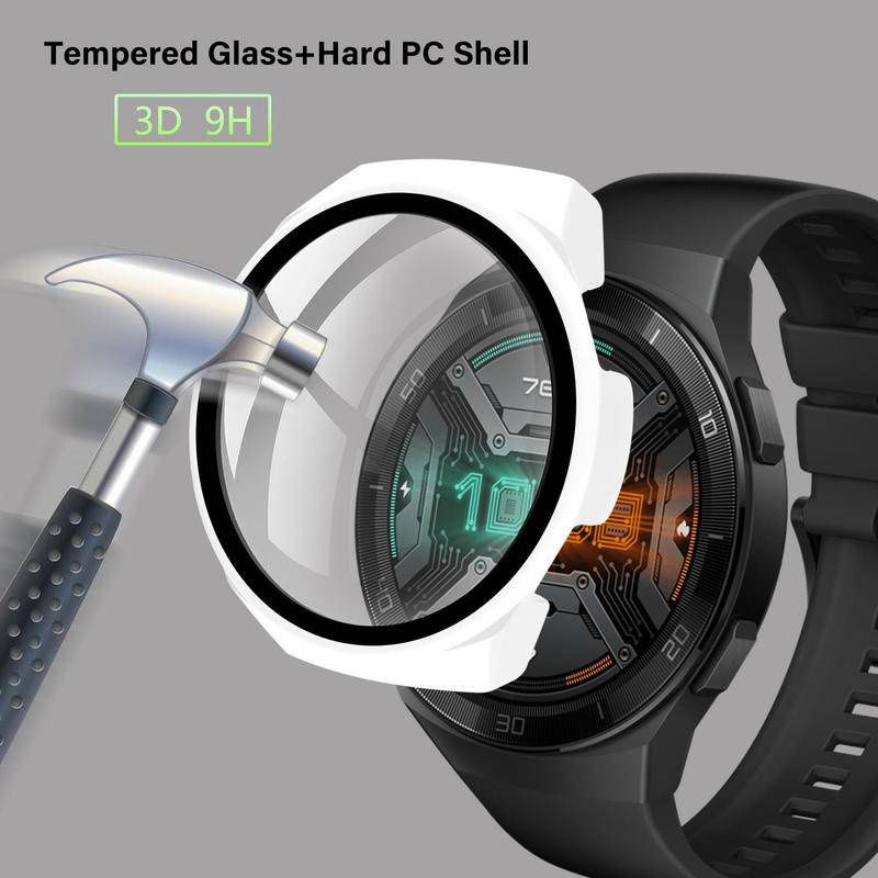 Ốp Bảo Vệ Mặt Đồng Hồ+Ốp Lưng Nhựa Cứng Cho Huawei Watch GT 3 2 Pro 2e 42 46 MM Huawei Watch 3 Pro 46 48Mm