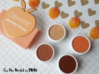Set màu mắt Peachy Keen của Colourpop