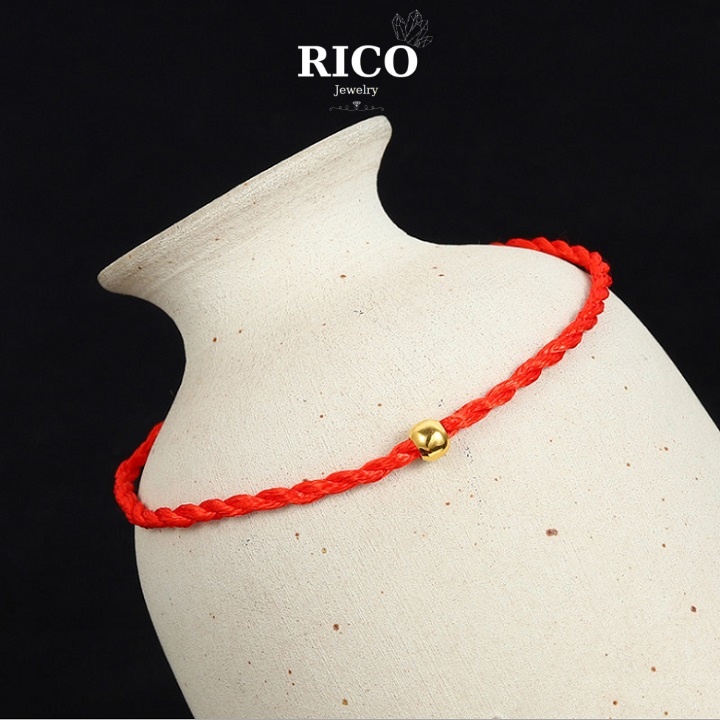 Vòng tay Chỉ đỏ may mắn mix bi bạc, bi vàng, Tỳ hưu thu hút Tài lộc May mắn - Phong Thủy RICO | BigBuy360 - bigbuy360.vn