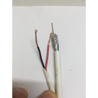 Dây cáp đồng trục liền nguồn camera Sino