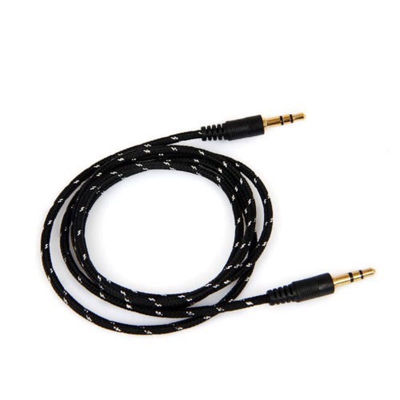 Dây cáp nối âm thanh 1M 3.5mm Male sang Male Aux Auxiliary Cord Stereo Audio Cable Line | BigBuy360 - bigbuy360.vn