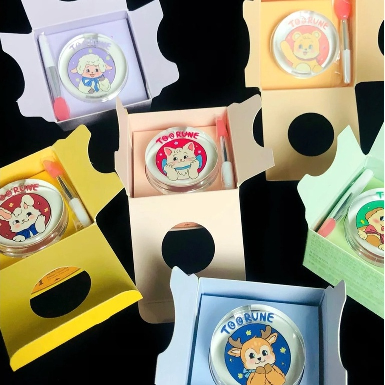 TOORUNE Son Môi Kiêm Mặt Nạ Môi Kiêm Má Hồng 2 Trong 1 Tiện Dụng Chất Lượng Cao