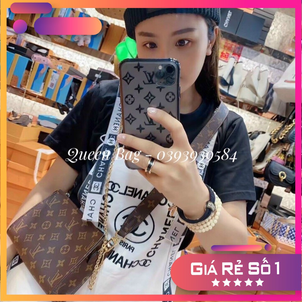 [Ảnh thật - Giá rẻ] 💝 QUEEN BAG 💝 Túi Đeo Chéo Thời Trang 2 Dây Thiết Kế Trẻ Trung Cho Nữ