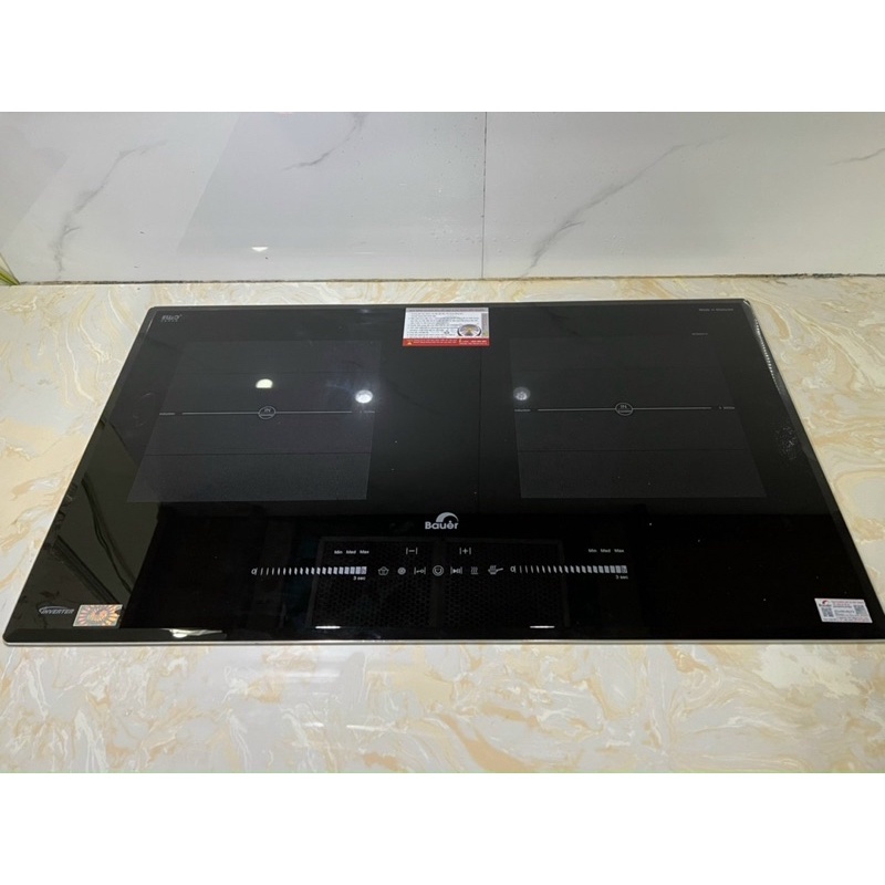 BẾP TỪ BAUER BE 668GTA,nẹp nhôm 360, Booster siêu nhanh, Chức năng giữ ấm Warming, chiên xào 3 mức