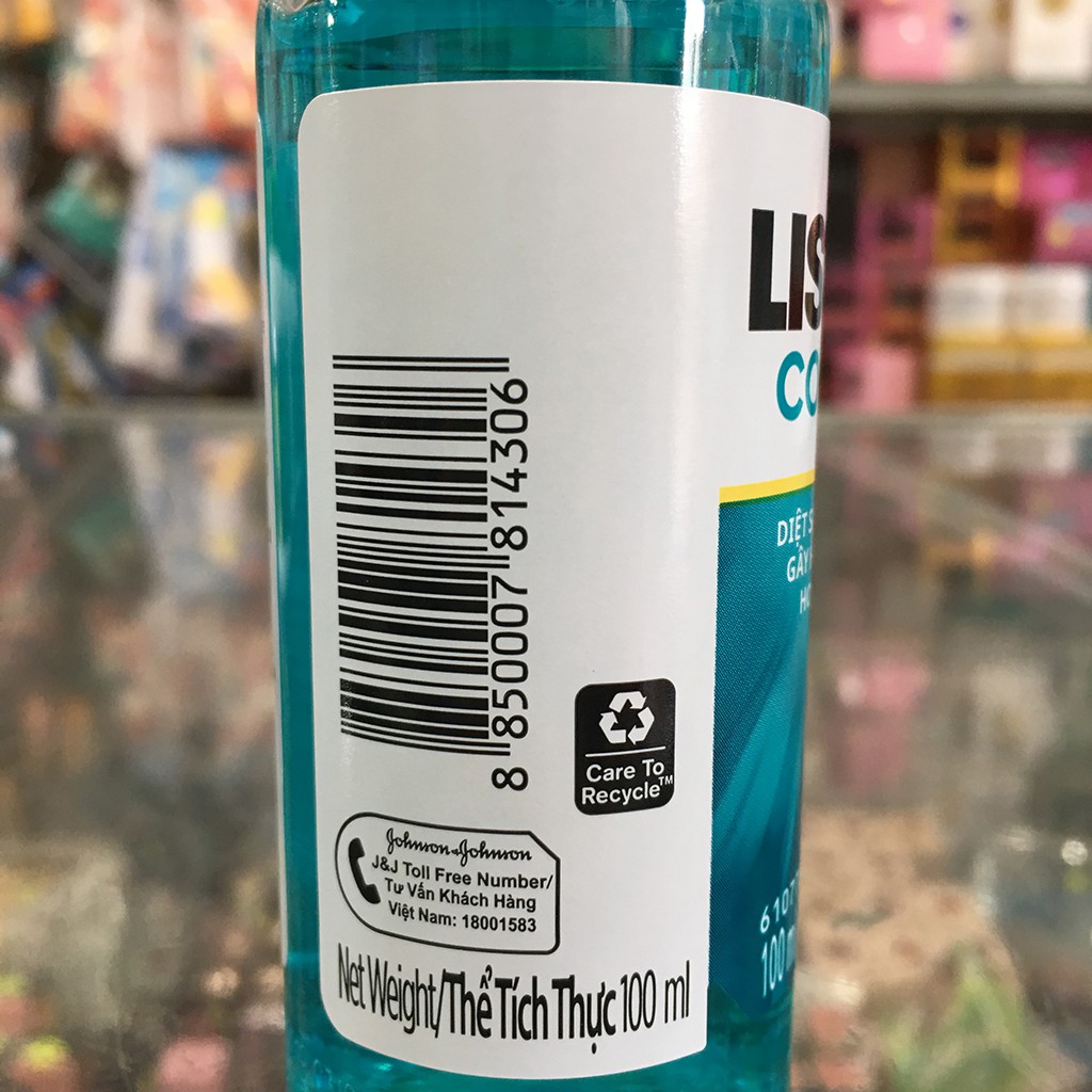 Nước súc miệng Listerine Cool Mint 100ml