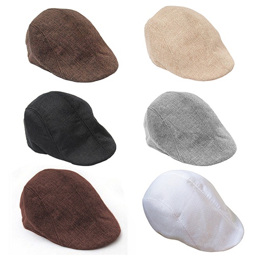Mũ Beret Phẳng Chơi Golf Phong Cách Đồng Quê Thời Trang Cho Nam Và Nữ