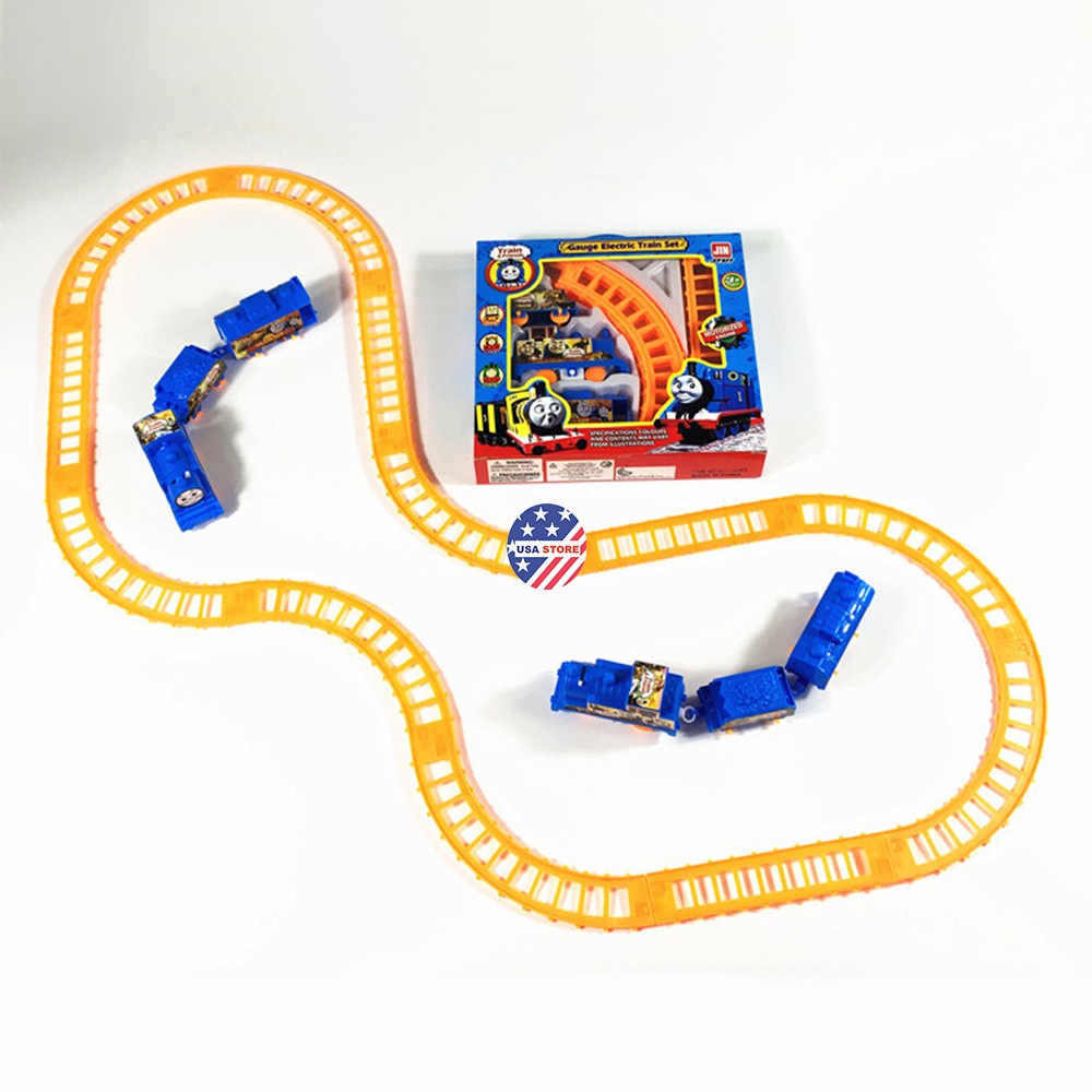 Hộp Đồ Chơi Đường Ray + Xe Lửa Tàu Hỏa Chạy Pin Cho Bé